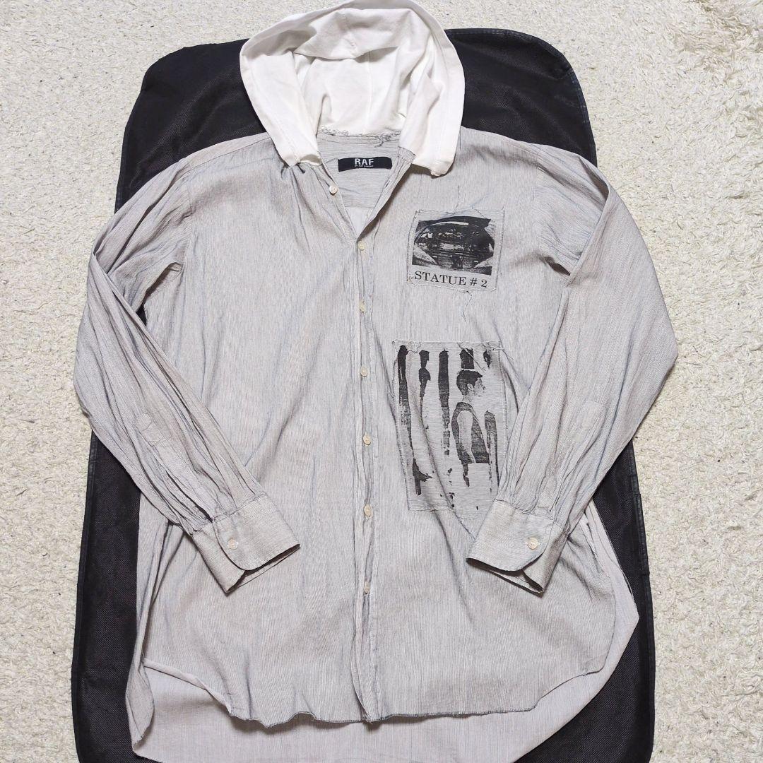 RAF BY RAF SIMONS ラフシモンズ　フード付きシャツ