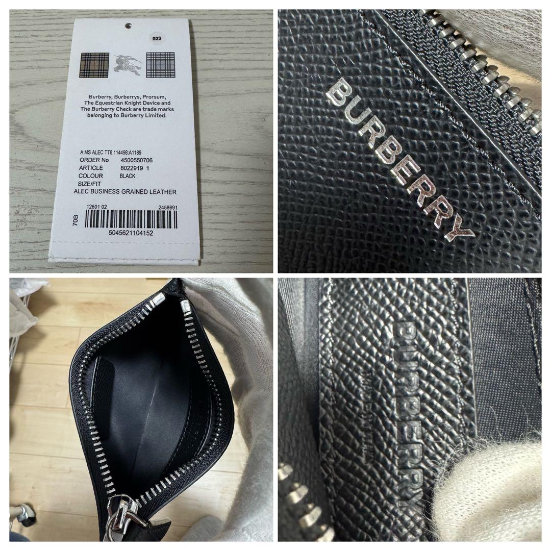 【新品】BURBERRY バーバリー　ケース　アレック　ブラック　小銭入れ