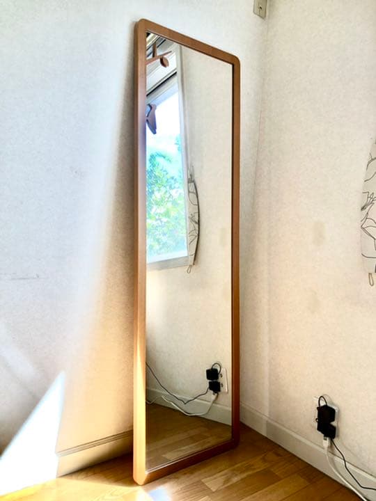 【希少なペア！】ナチュラルテイストの姿見/化粧鏡セット