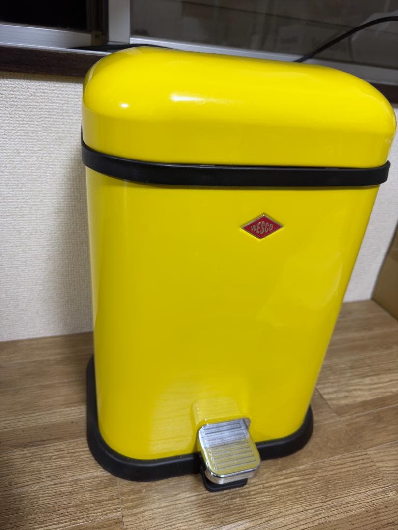 【美品】WESCO ウェスコ ペダルビン13L ペダル付きのゴミ箱