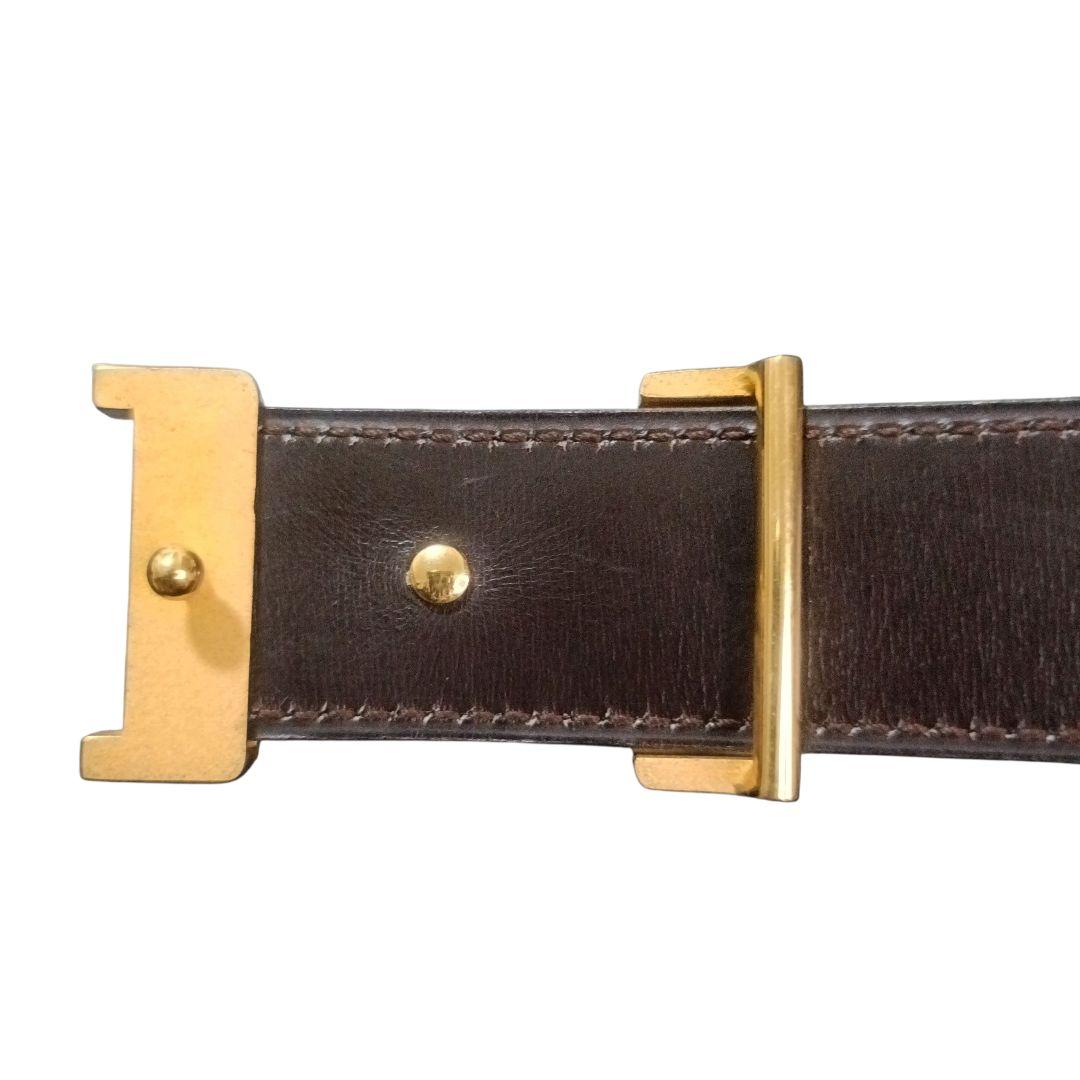 ✨HERMES Constance Hロゴ R◯刻印 フランス製 黒 濃茶
