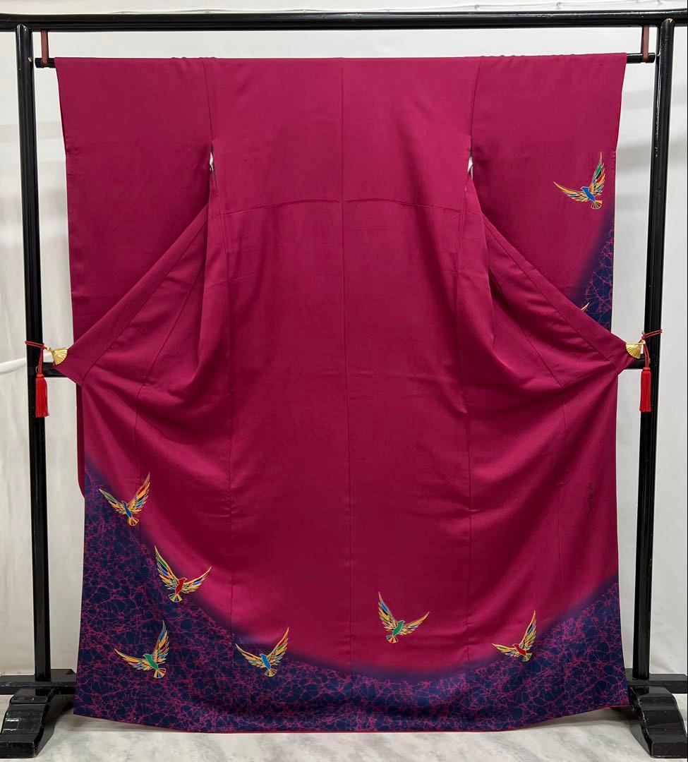 斎藤三才　作家物　金彩加工　振り袖　フルセット　長襦袢　成人式　全通袋帯　731