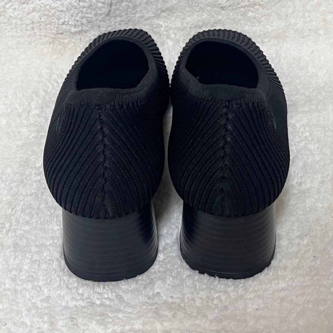 【VIVAIA】パンプス ブラック スクエアトゥ チャンキーヒール