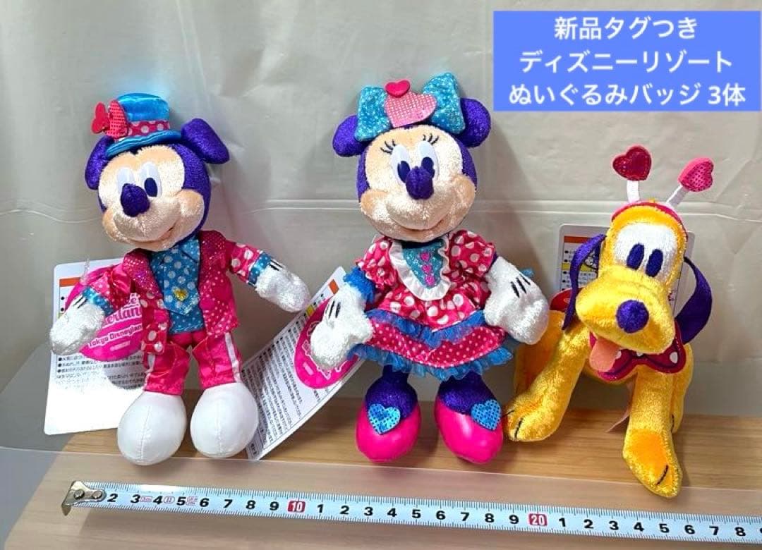 ぬいぐるみバッジ　ディズニーリゾート　ミニーのファンダーランド　パルパルーザ
