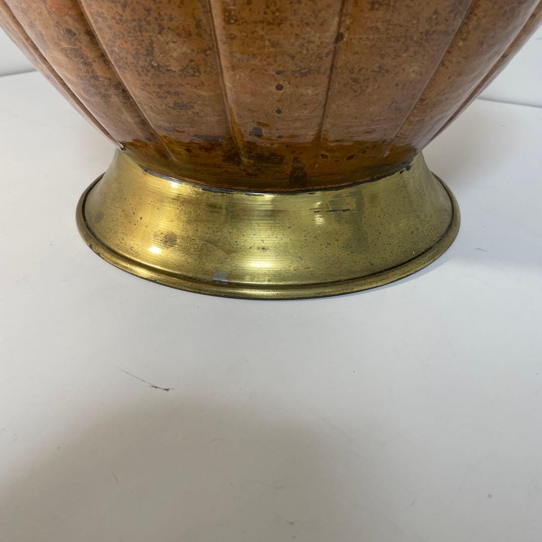 値下げ　OTTONE イタリア製　銅製花瓶