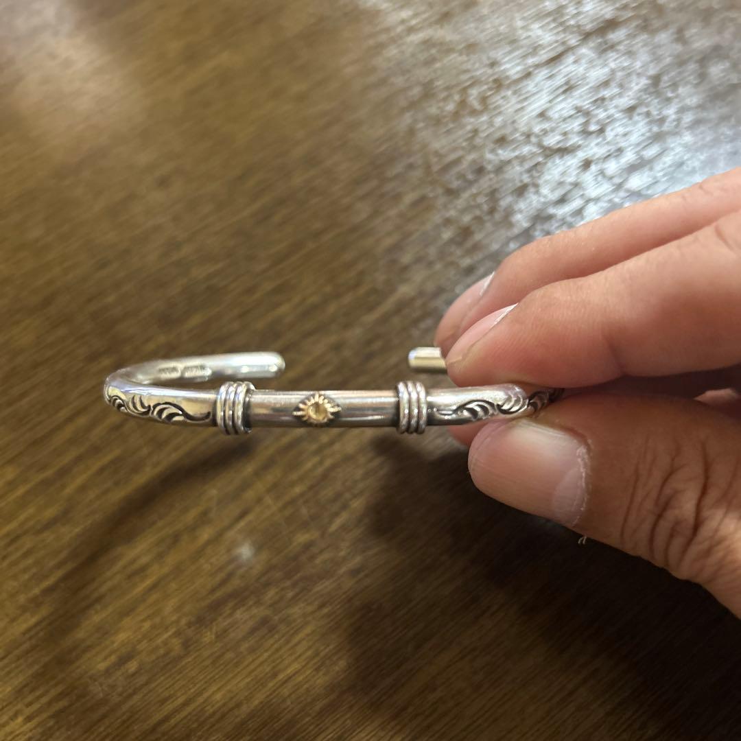 アリゾナフリーダム/ Arizona freedom 唐草バングル K18太陽神