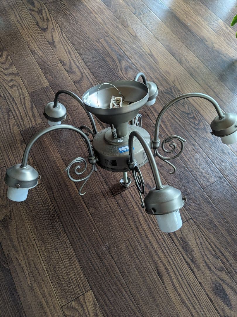 貴重キシマ GEM-6660Cシャンデリア 本体部分のみ（リモコン付）