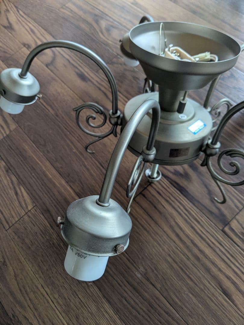 貴重キシマ GEM-6660Cシャンデリア 本体部分のみ（リモコン付）