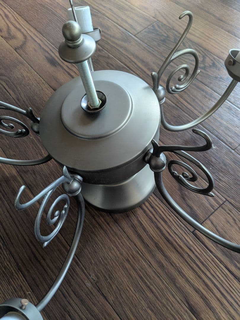 貴重キシマ GEM-6660Cシャンデリア 本体部分のみ（リモコン付）