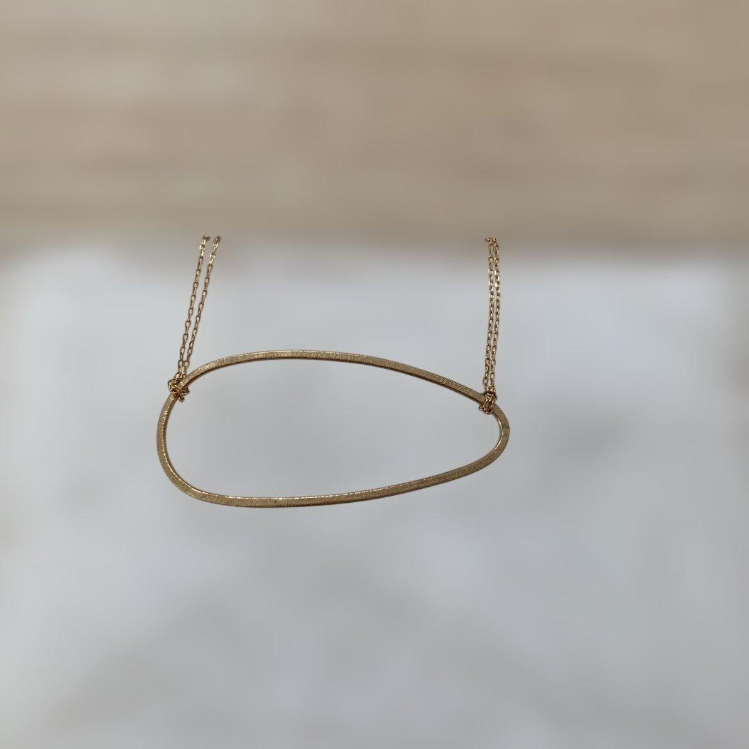 エテ　10kゴールド オーバル型 ブレスレット