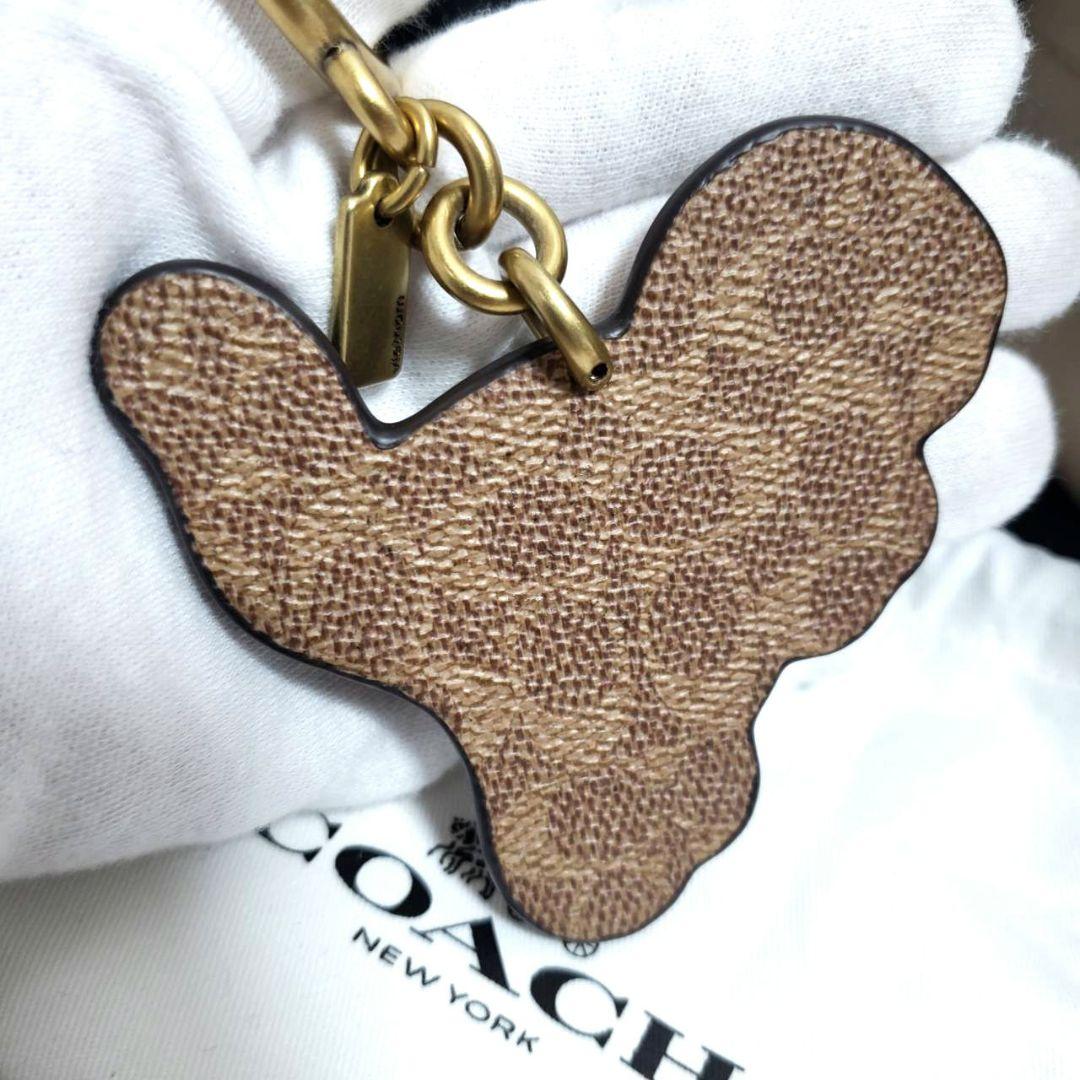 COACH コーチ シグネチャー レキシー キーホルダー キーリング 美品