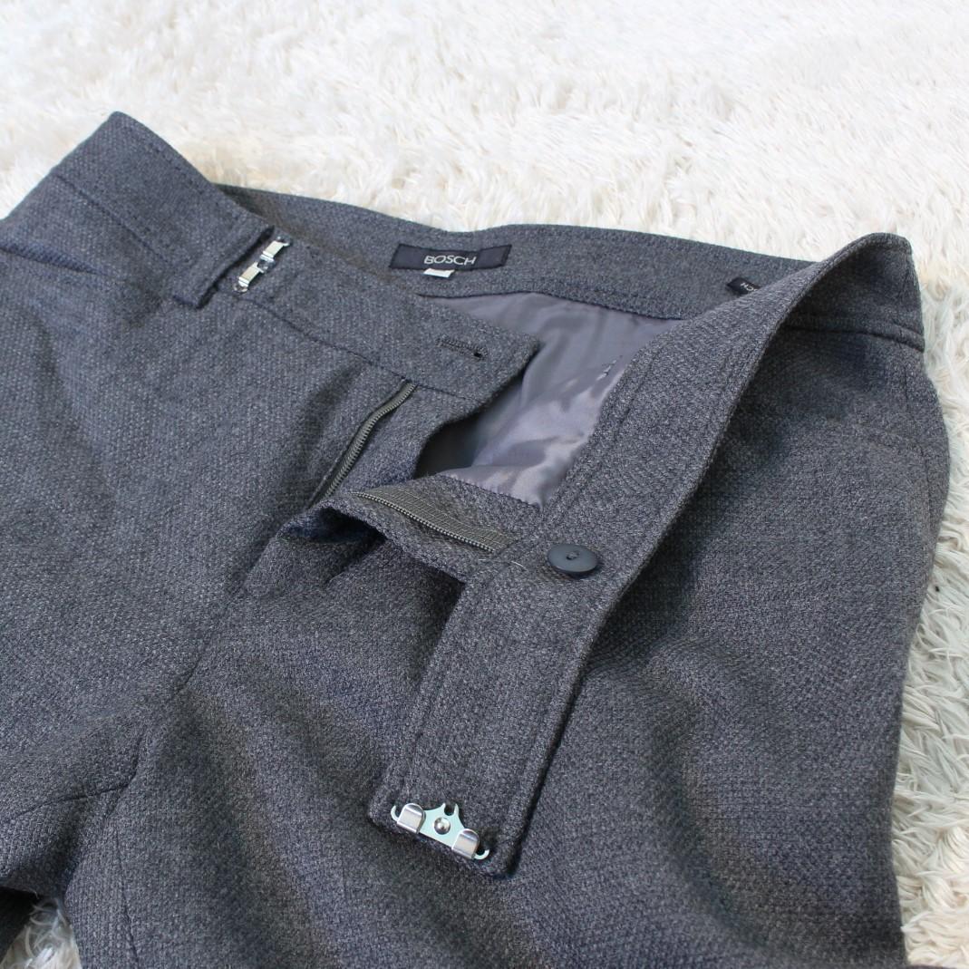 【美品】BOSCH ボッシュ パンツスーツ グレー 36 セットアップ 古着
