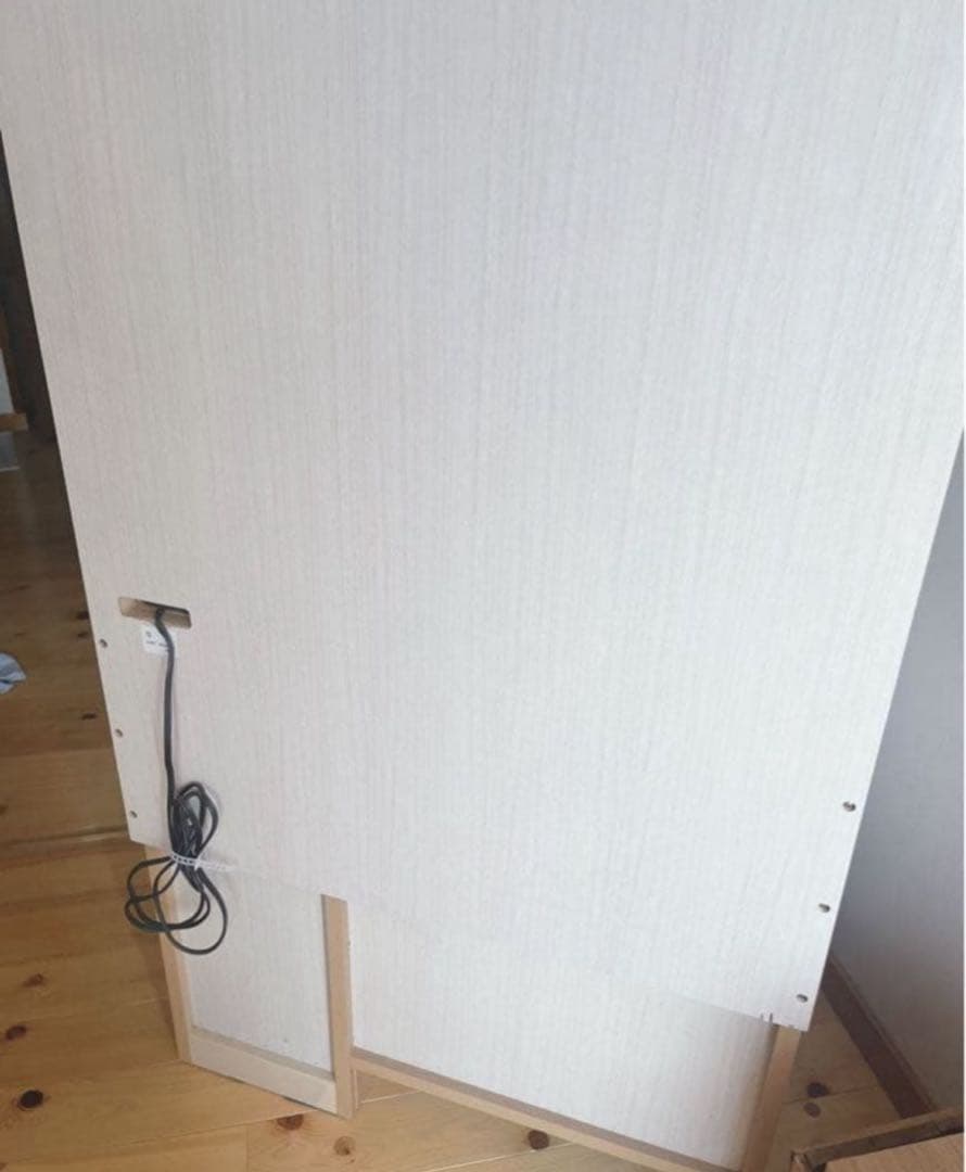 木製 ミラー付きドレッサー　ドレッサー鏡台　ナチュラル　木製　2口コンセント付き