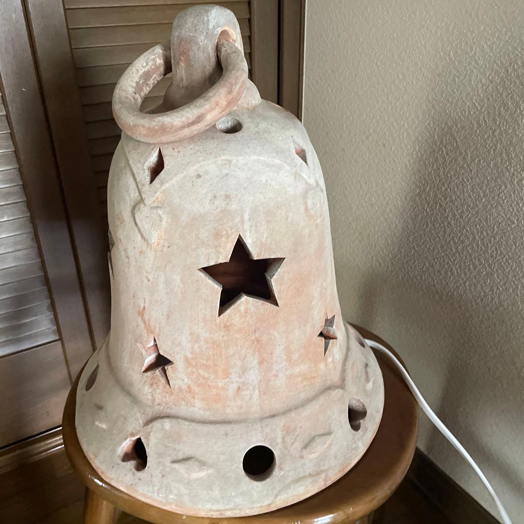 素焼きテラコッタ　特大ベル型