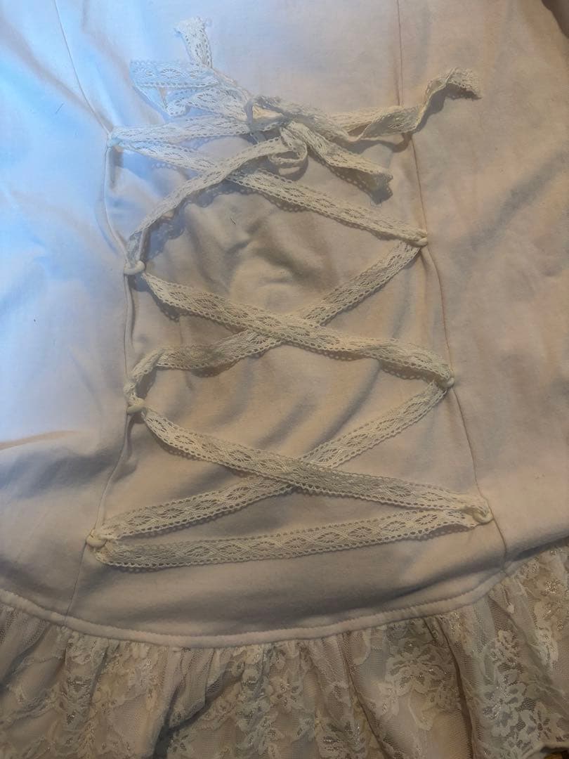 h.NAOTO Blood フード付き半袖シャツ