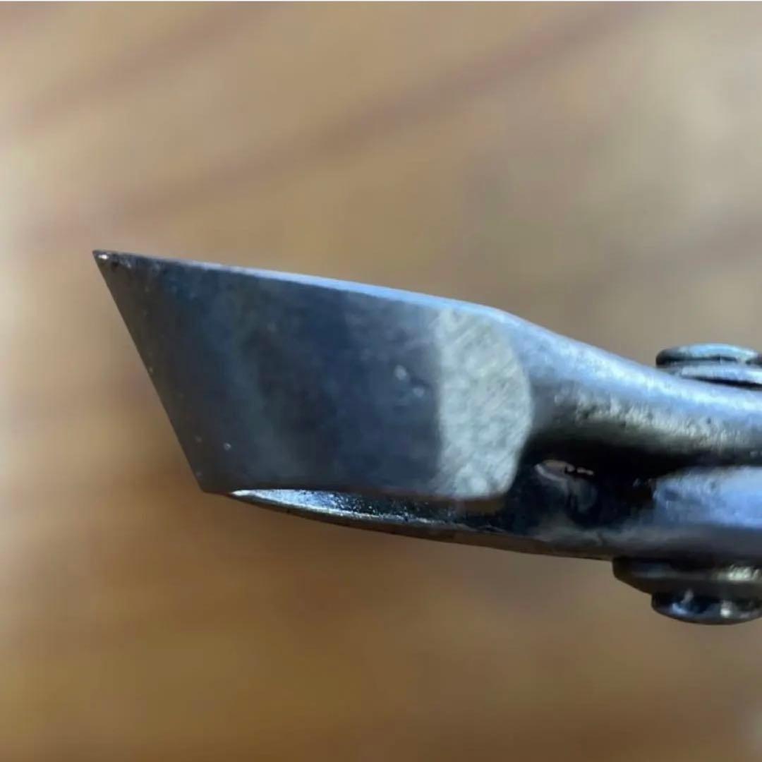 最高級 盆栽用具 昌国【特製】又切り鋏(約)214㎜ 240g