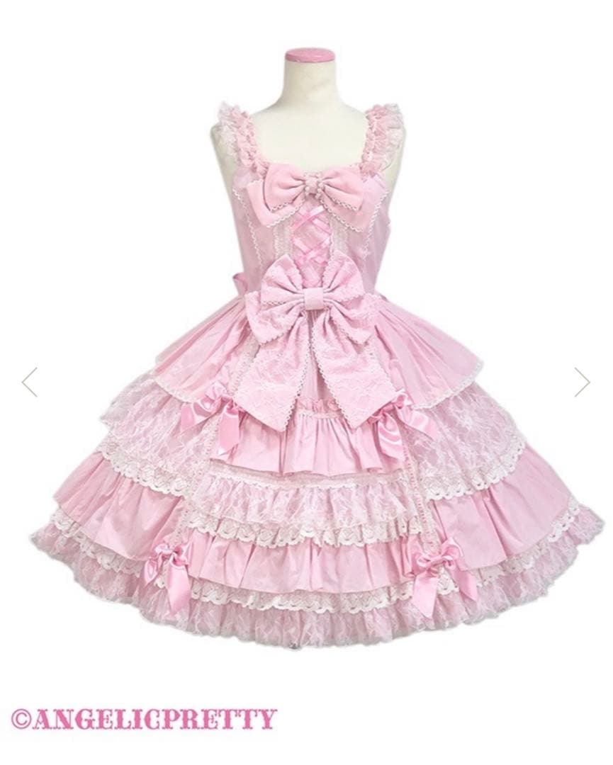 ANGELIC PRETTY Romantic Ribbonジャンパースカート