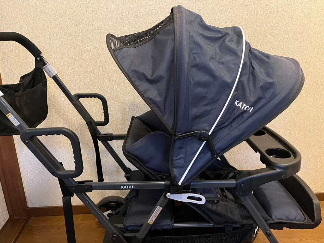 ⭐︎最終SALE⭐︎ KATOJI 2WAY仕様 2人乗りベビーカー ネイビー