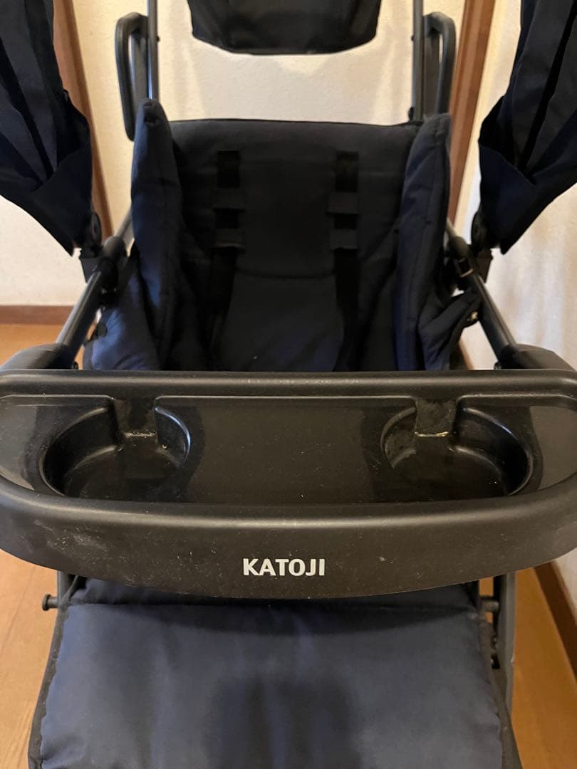 ⭐︎最終SALE⭐︎ KATOJI 2WAY仕様 2人乗りベビーカー ネイビー