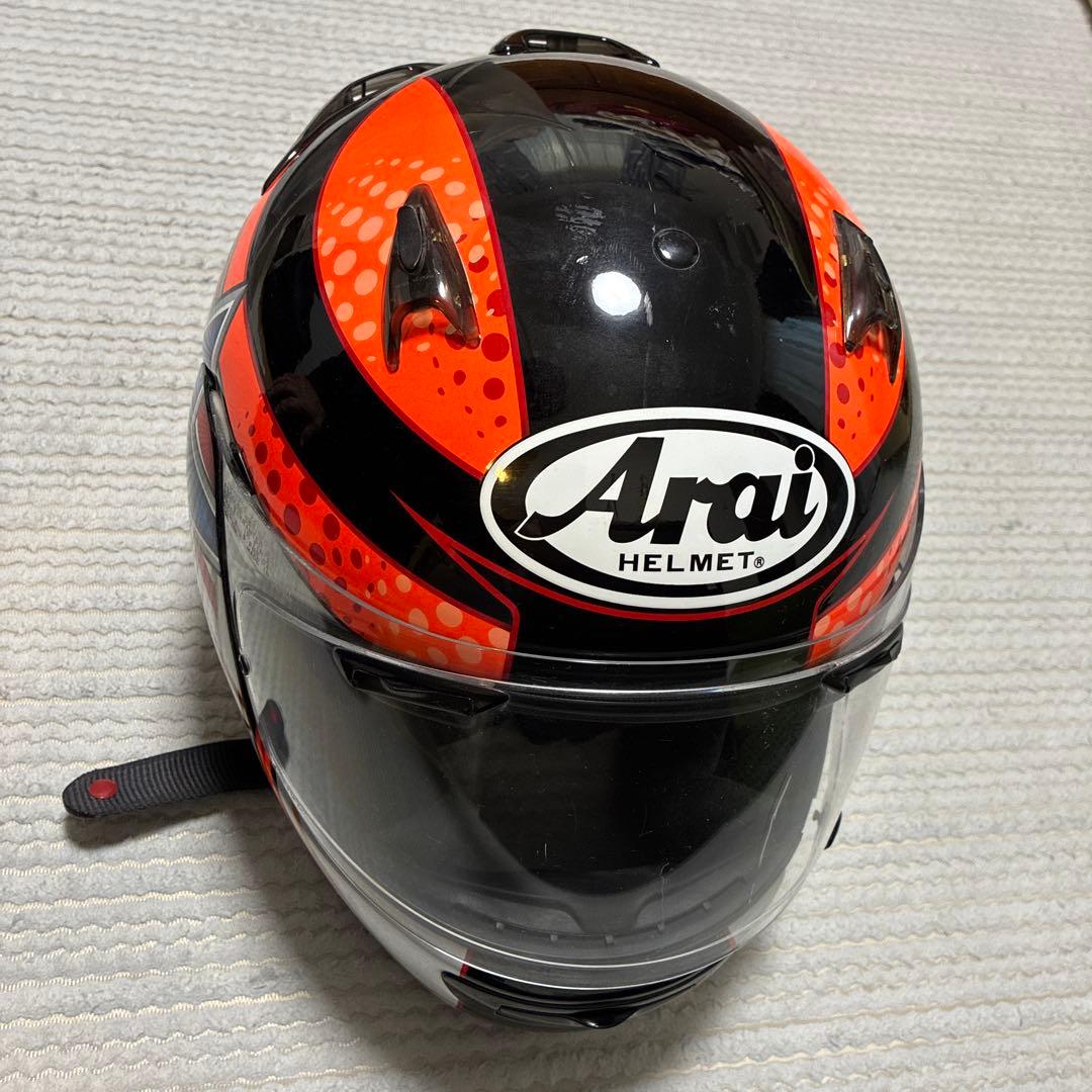 Arai QUANTUM-J オレンジ・ブラック