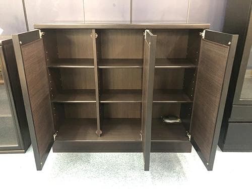 小島工芸　ベーシックボードシリーズ　書棚　幅120cm　開戸タイプ　板扉