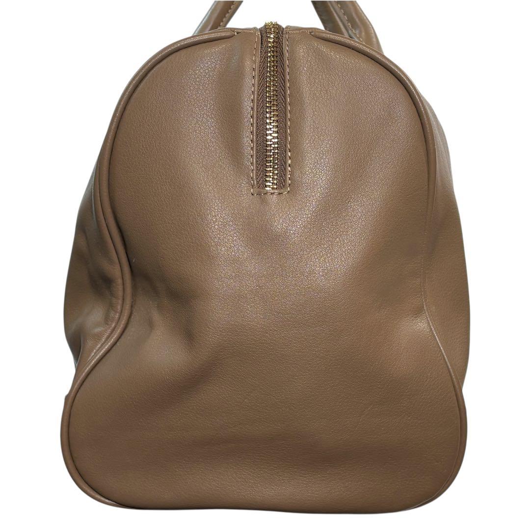 美品 PAPILLONNER ボストンバッグ 肩掛け ハンドバッグ レザー 本革