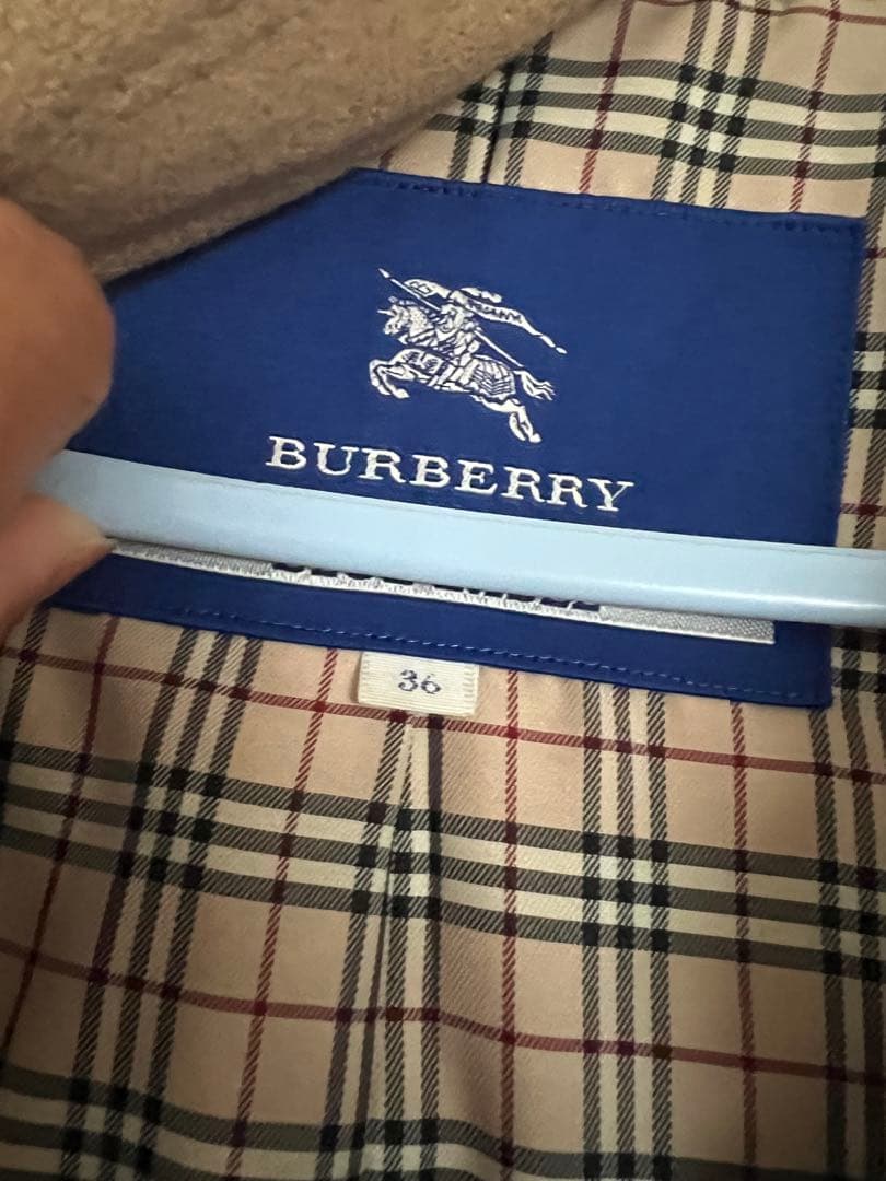 Burberry blue label ロングジャケット size 36