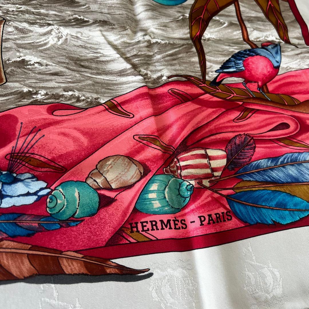 HERMES エルメス カレ90 シルク スカーフ クリストファー・コロンブス