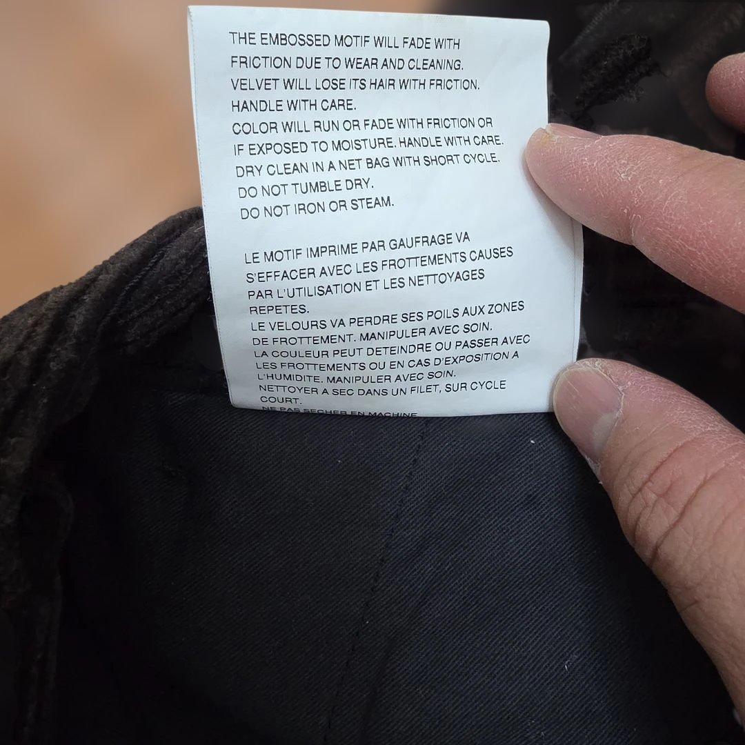 コム・デ・ギャルソン・オム・プリュス　コーデュロイパンツ　 M　ダークブラウン