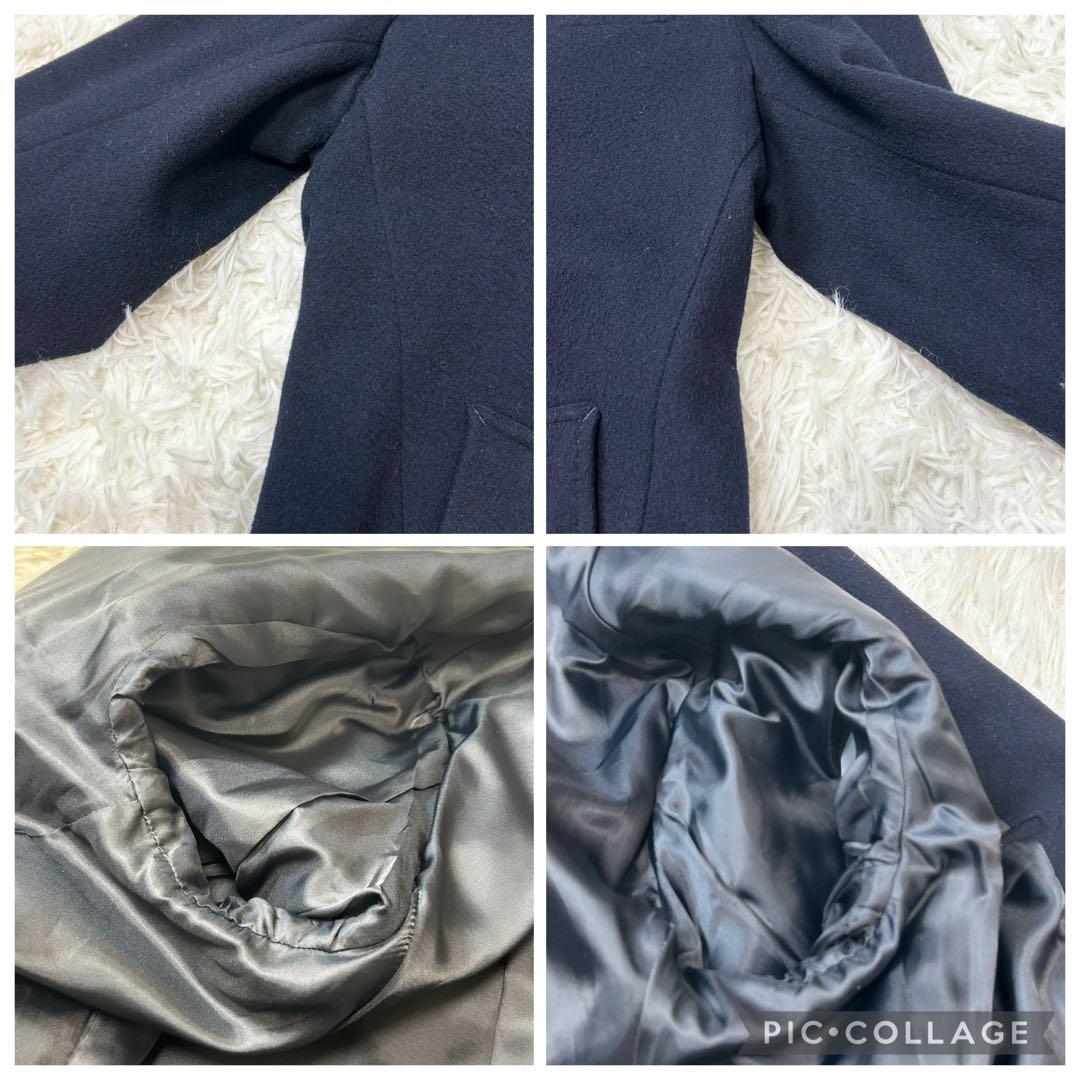 美品 ユナイテッドアローズ 最高級カシミヤ混 3B ロングチェスターコート XL