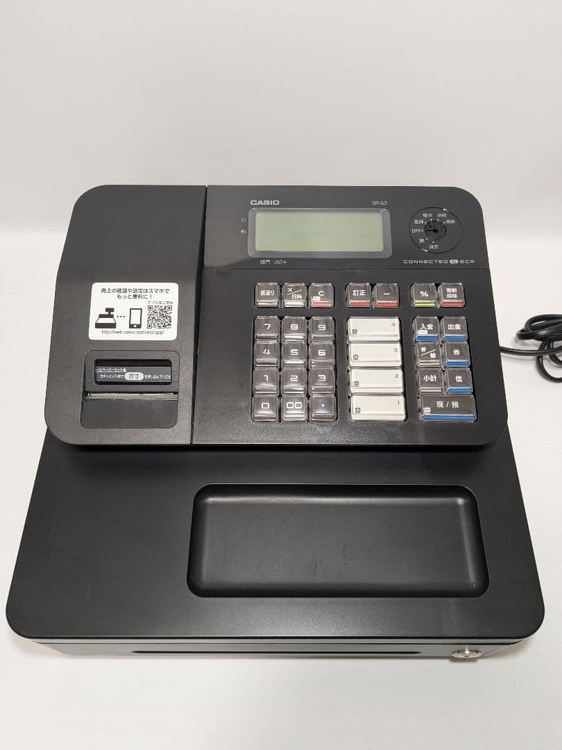 【完動品】【美品】CASIO SR-G3-BK ブラックレジスター