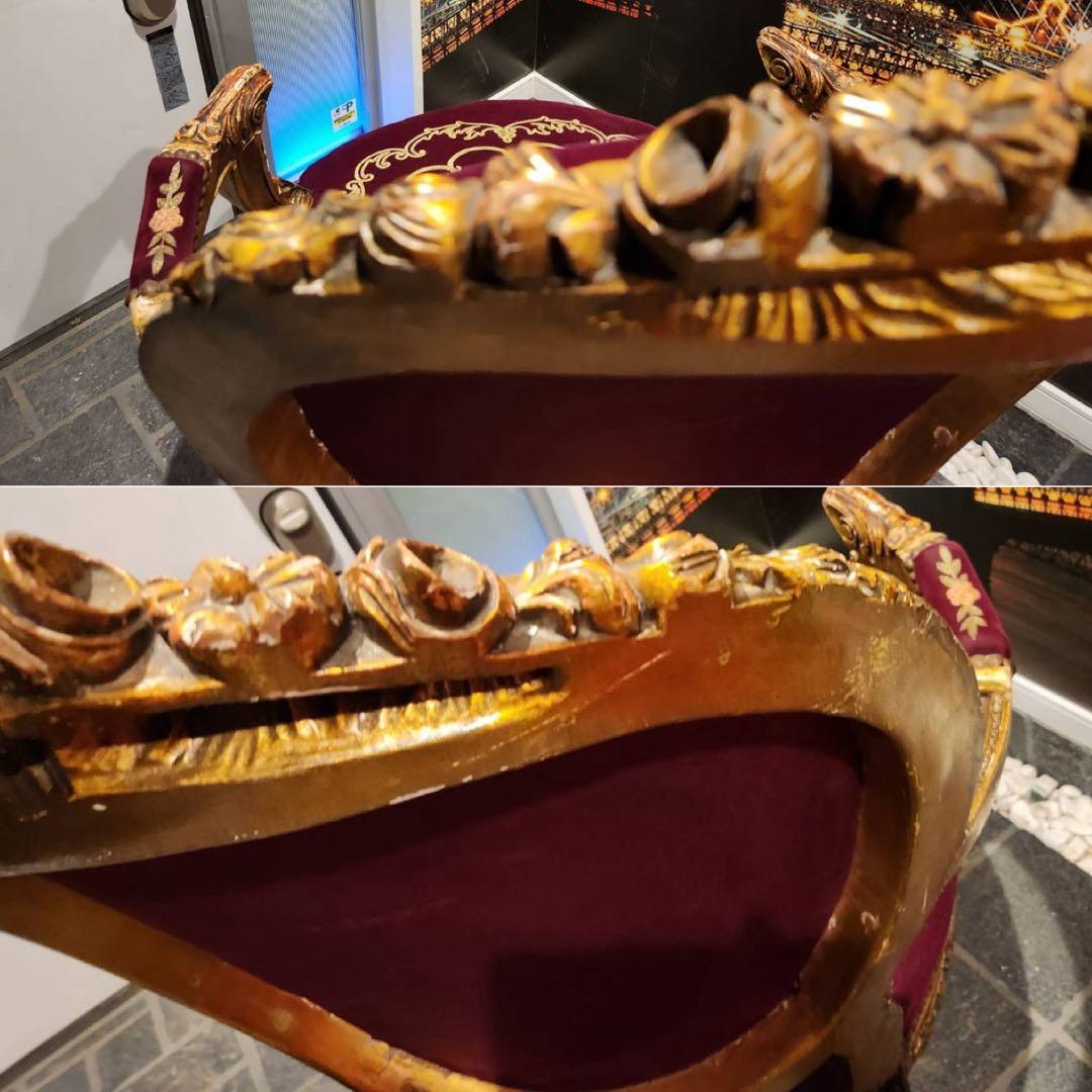 nao姫 ノットアンティークス　マジェスティベルベットチェア　エンペラーズ