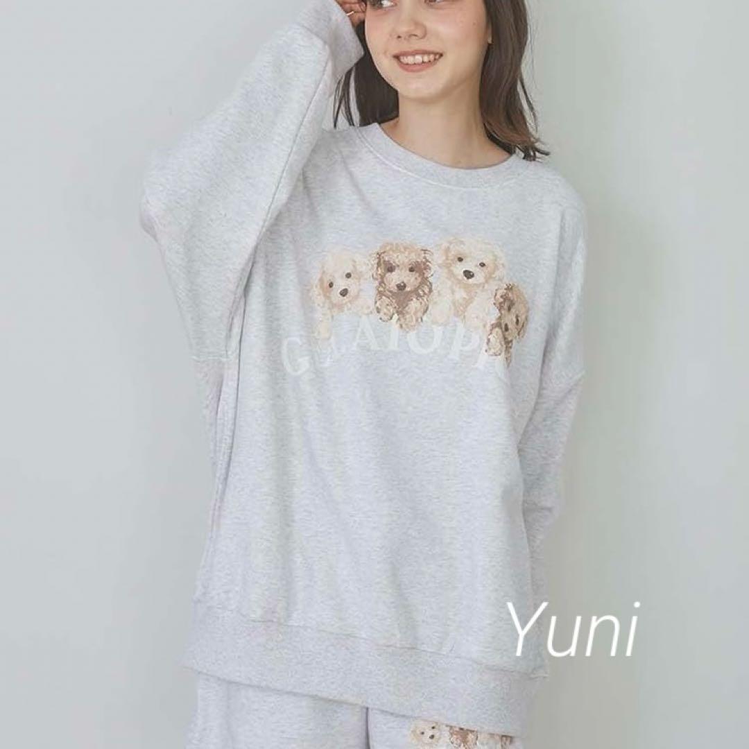 専用♡正規品♡トイプードル♡裏毛プルオーバー♡グレー　スウェット