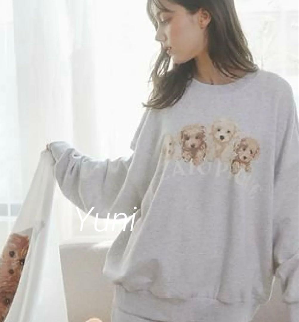 専用♡正規品♡トイプードル♡裏毛プルオーバー♡グレー　スウェット