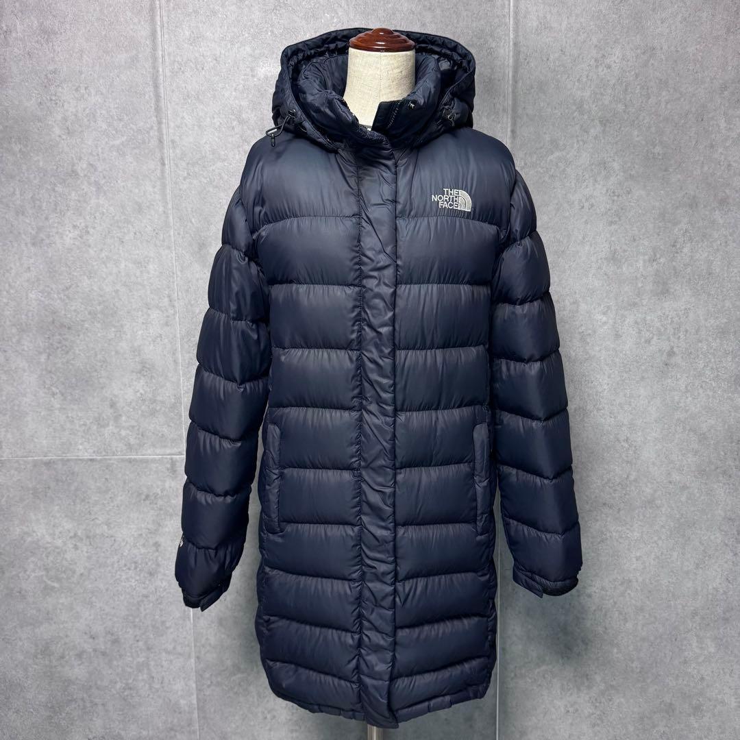 ノースフェイス ロングダウンコート レディース XL ブラック