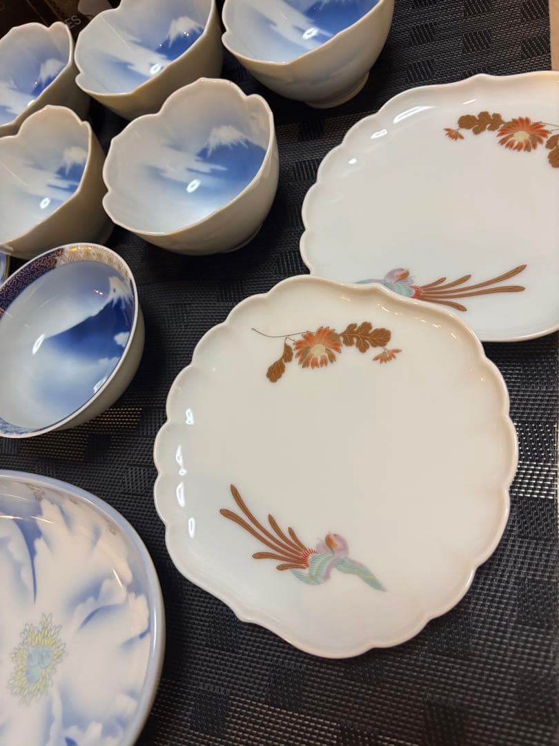 11点セット 深川製磁 富士 食器 小鉢 小皿 豆皿 中皿 取り皿 茶碗