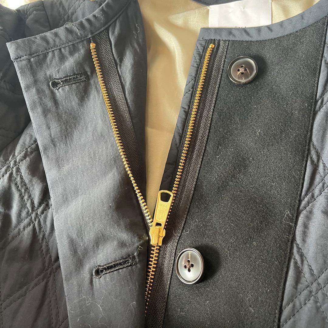 イエナラブークルIENA LA BOUCLEキルティングロングコート中綿