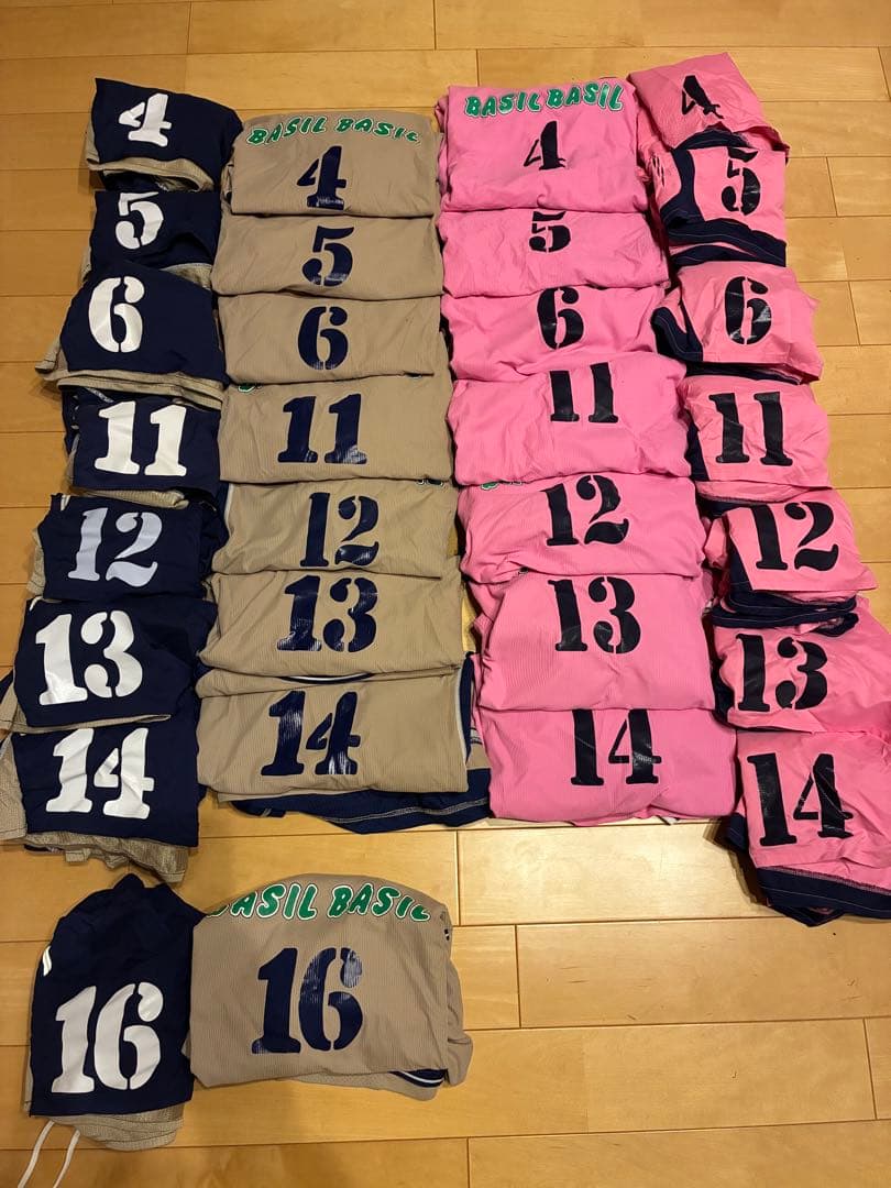 社会人サッカーユニフォーム ホーム&アウェイ7着セット