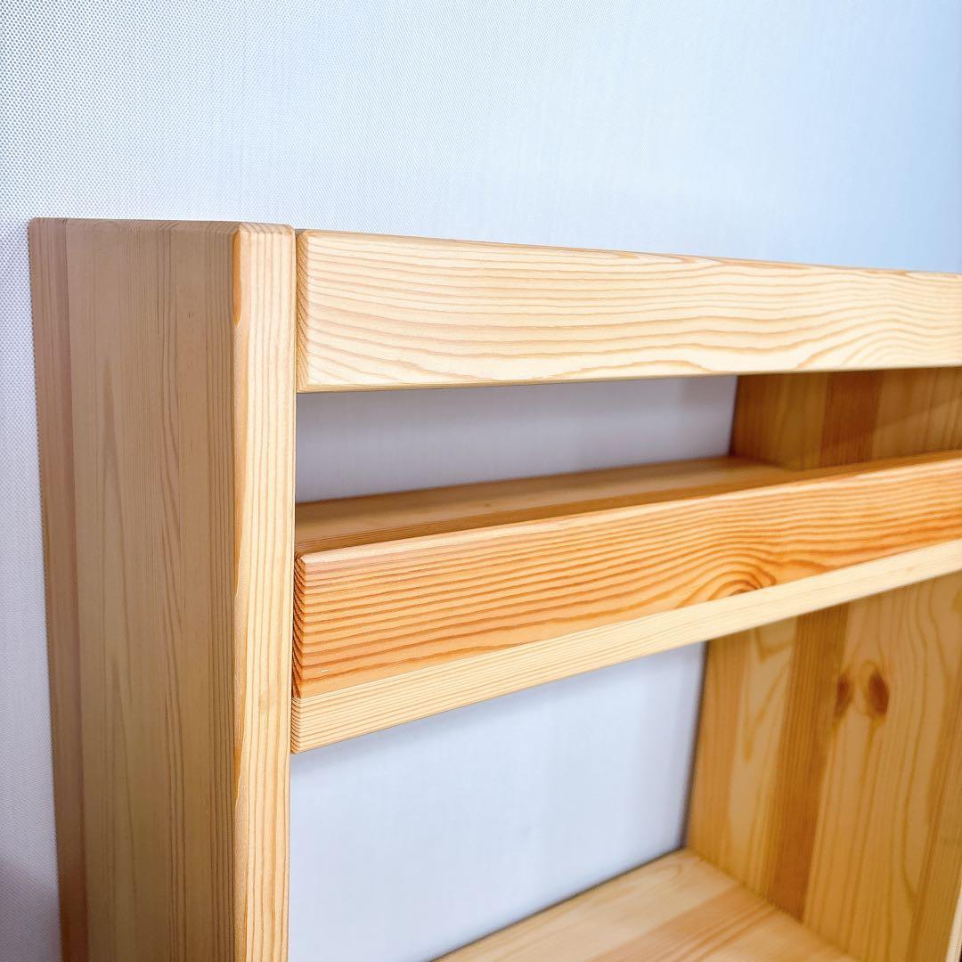 【良品】 無印良品 パイン材 デスクワゴン 幅55×奥行24×高さ57.5cm