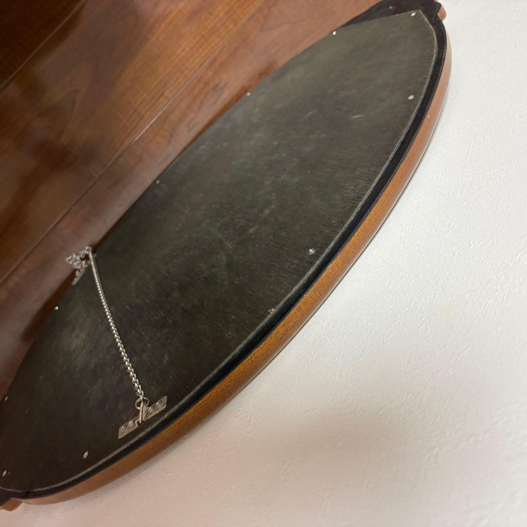 洋館　西洋　クラシカル　壁掛け　ウォールミラー　鏡　彫刻　展示品　英国