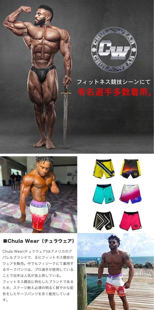 CHULA WEARサーフパンツ DRAGONS BLOOD 15 INCHES