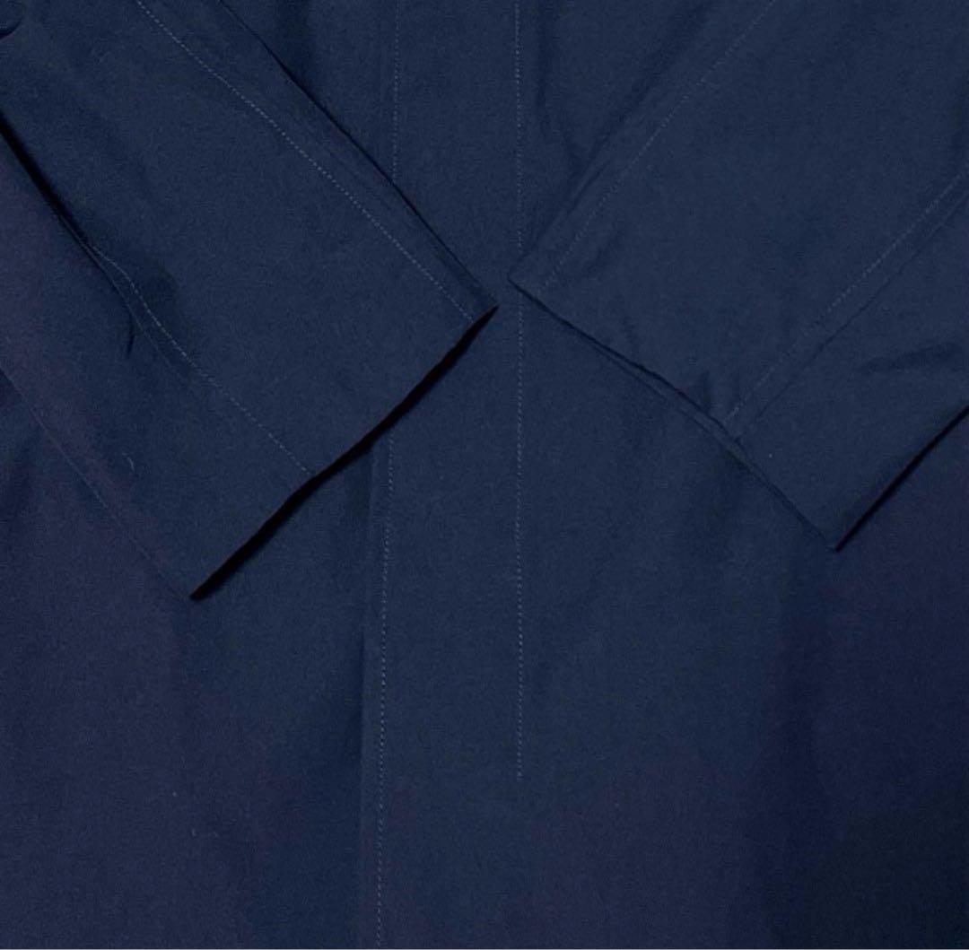 ジ*ヌ様 【美品】Fred Perry トレンチコート　M相当　ロゴ　ネイビー