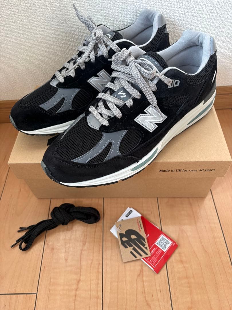 ナ*ー様 【美品】New Balance 991 v2 ブラック 26.5cm