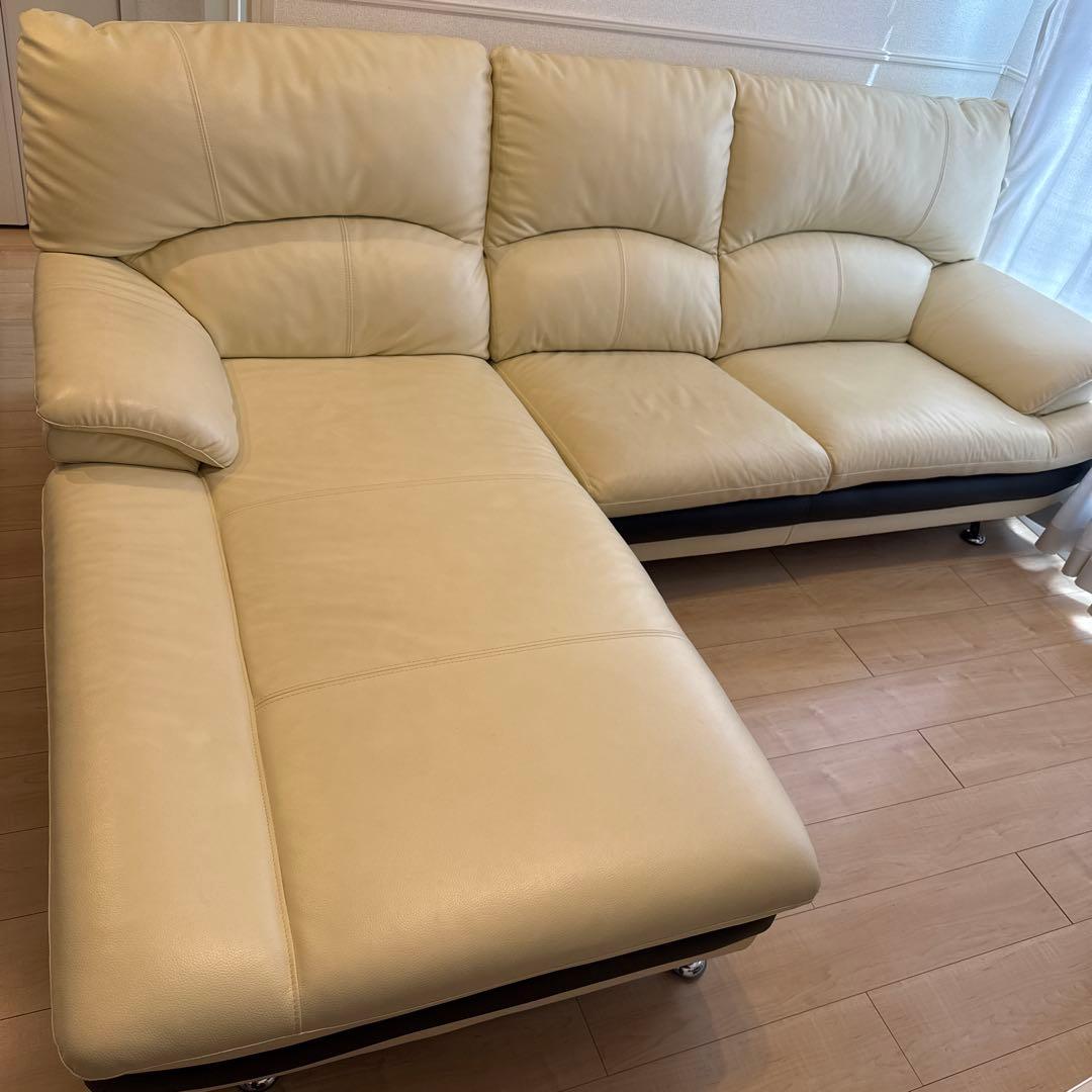 コーナーソファ　L字型ソファ 合成皮革