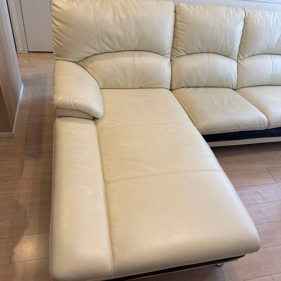 コーナーソファ　L字型ソファ 合成皮革