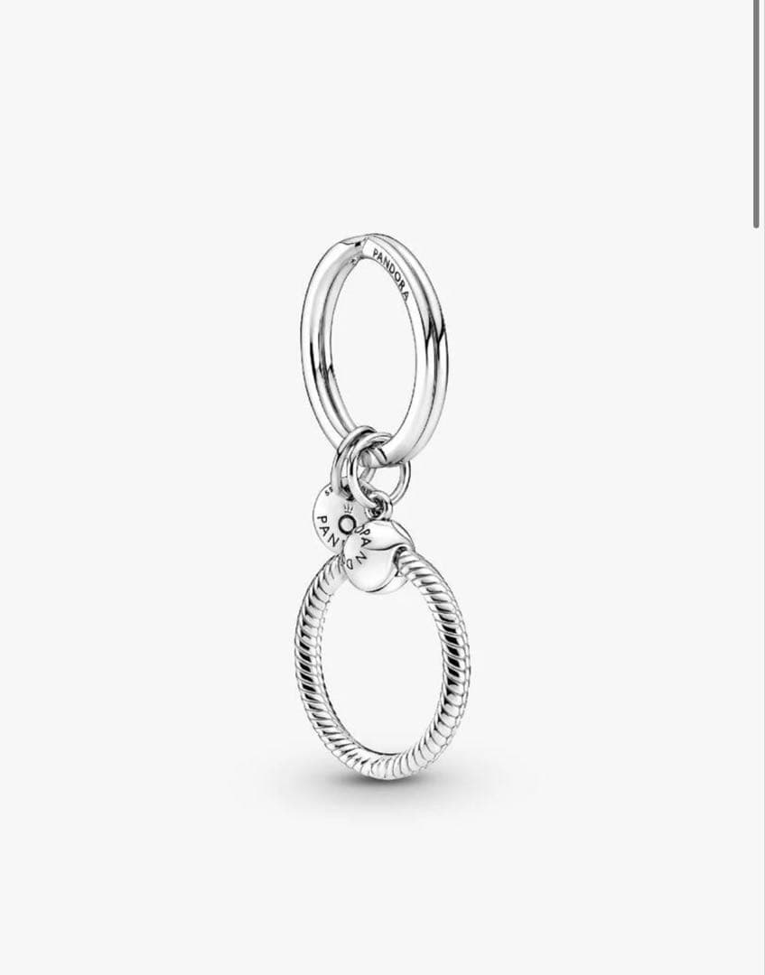 Pandora シルバー キーホルダー 二重リング