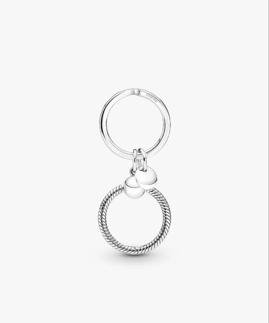 Pandora シルバー キーホルダー 二重リング