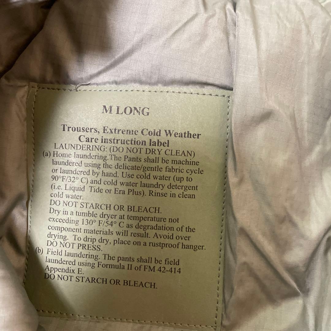 ワイルドシングス GEN III LEVEL7 プリマロフトsizeM