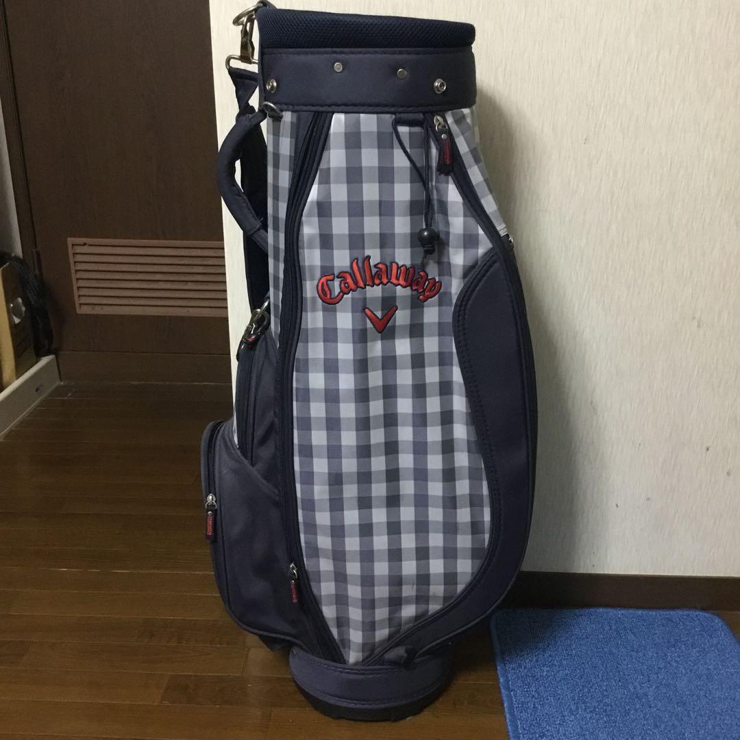 Callaway ゴルフバッグ チェック柄　サブバッグ付き