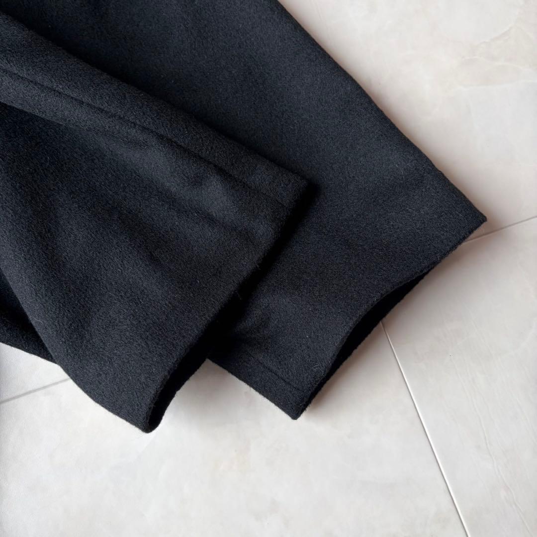 極美品✨エムチャリオット最高級カシミヤ100% ロングコート 黒 M 日本製